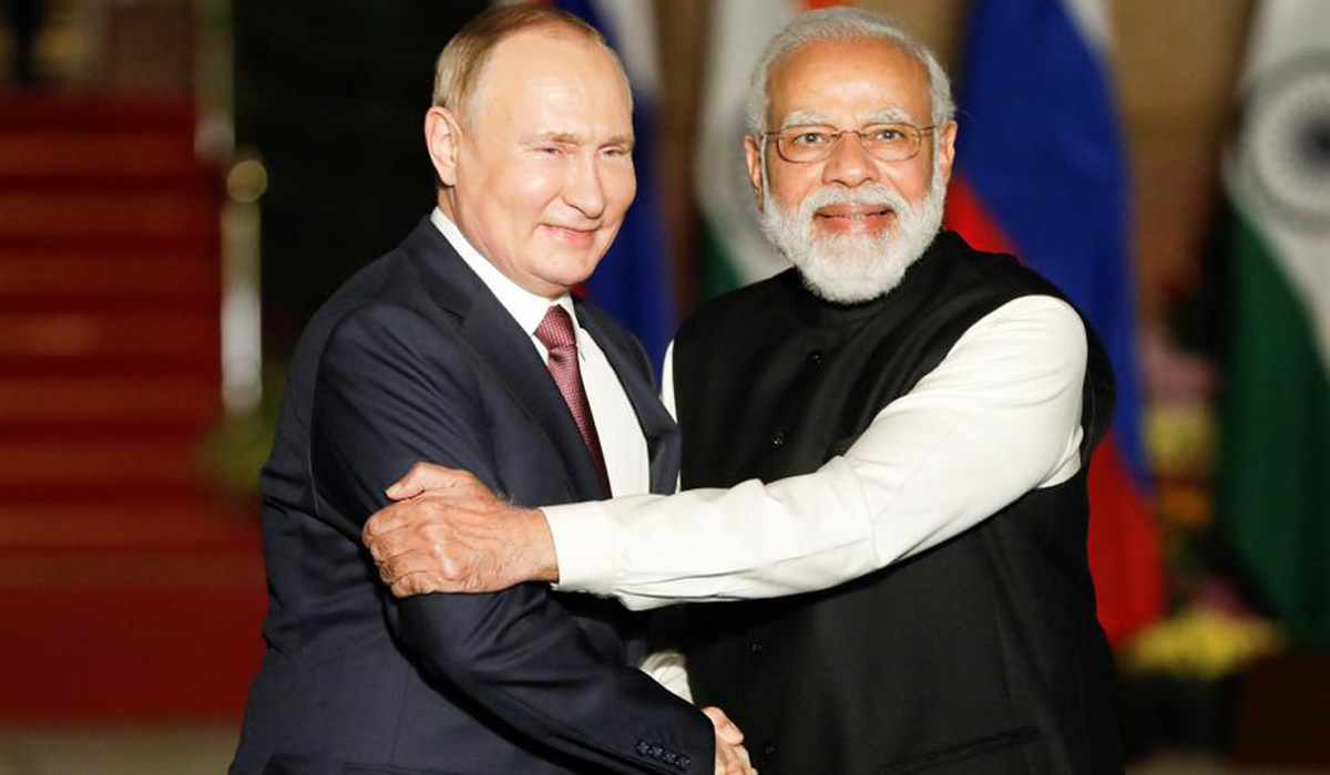 PM Modi with Putin